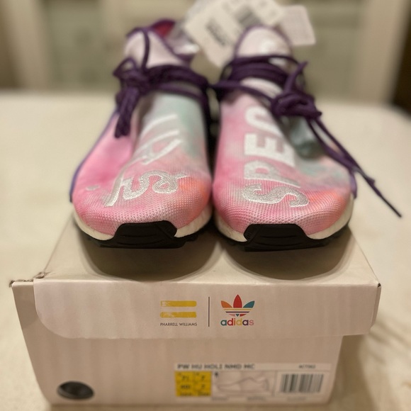 Adidas Pharrell Human Race NMD Holi Festival Size 7.5 - Picture 2 of 7